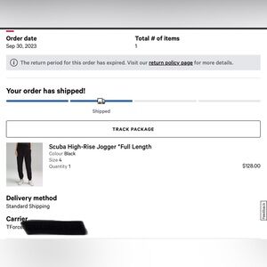 Lululemon Sucuba high rise jogger size4